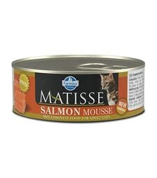 Вологий корм для котів Farmina Matisse мус з лососем, 85 г