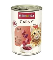 Беззерновий вологий корм для котів Animonda Carny Adult з яловичиною, 400 г