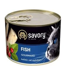 Влажный корм для кошек Savory с рыбой, 200 г