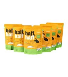 Влажный корм для стерилизованных кошек Half&Half с индейкой в желе, 6 шт х 100 г