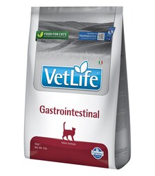 Лечебный сухой корм для кошек Farmina Vet Life Gastrointestinal при заболеваниях ЖКТ, 5 кг
