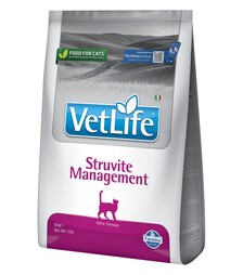 Лечебный сухой корм для кошек Farmina Vet Life Management Struvite для лечения и профилактики рецидивов струвитных уролитов, 5 кг
