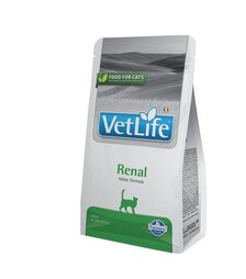 Лечебный сухой корм для кошек Farmina Vet Life Renal для поддержания функции почек, 400 г