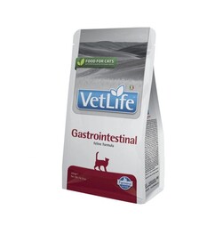 Лечебный сухой корм для кошек Farmina Vet Life Gastrointestinal при заболеваниях ЖКТ, 400 г