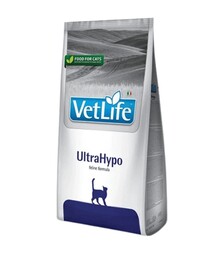 Лечебный сухой корм для кошек Farmina Vet Life UltraHypo при пищевой аллергии, 400 г