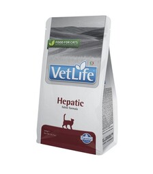 Лікувальний сухий корм для котів Farmina Vet Life Hepatic при хронічній печінковій недостатності, 400 г