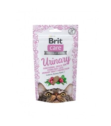 Лакомства для кошек Brit Care Functional Snack Urinary для мочевыделительной системы, с индейкой, 50 г