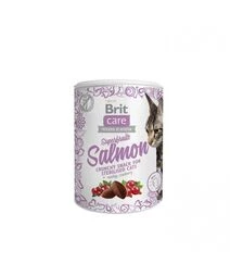 Лакомства для стерилизованных кошек Brit Care Superfruits с лососем, шиповником и клюквой, 100 г