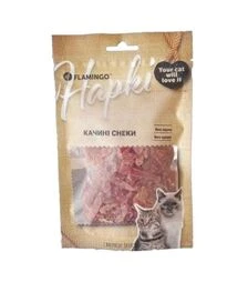Лакомство для кошек Flamingo снеки с мясом утки, 50 г