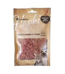 Лакомство для кошек Flamingo мягкие кубики с мясом тунца, 50 г