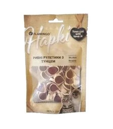 Лакомство для кошек Flamingo роллы с мясом тунца, 50 г