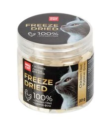 Лакомство для кошек WAUCAT Treats Freeze Dried куриное филе, 20 г