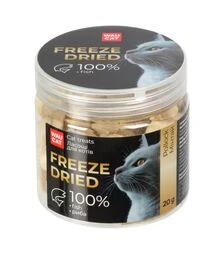 Лакомство для кошек WAUCAT Treats Freeze Dried минтай, 20 г
