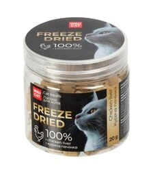 Лакомство для кошек WAUCAT Treats Freeze Dried куриная печень, 20 г