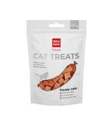 Лакомство для кошек WAUDOG Treats куриные кубики 0,8х0,8 см, 100 г