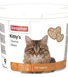 Лакомства для кошек Beaphar Kitty's Taurine с таурином, 750 шт