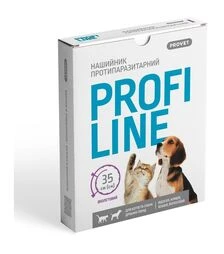 Нашийник протипаразитарний для котів та собак ProVET ProfiLine інсектоакарицидний, фіолетовий, 35 см