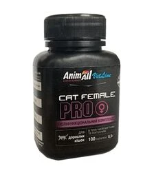Витамины для кошек AnimAll VetLine Cat Female PRO полифункциональный комплекс, 100 шт
