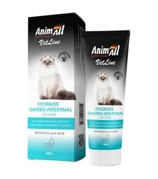 Фитопаста для кошек AnimAll VetLine Gastrointestinal для нормализации работы ЖКТ, 100 г