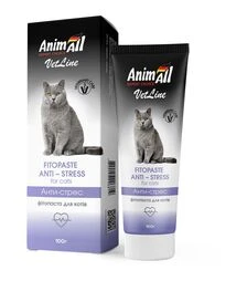 Фитопаста для кошек AnimAll VetLine Antistress для снижения стресса, 100 г