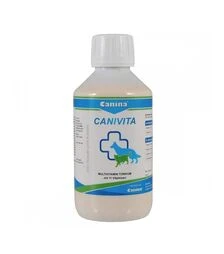 Витаминный комплекс для кошек и собак Canina Canivita универсальный с быстрым эффектом, тоник, 250 мл