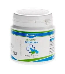 Витаминный комплекс для собак и кошек Canina Petvital Biotin-Tabs с биотином, 50 шт