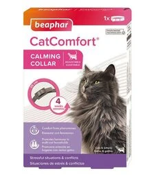 Ошейник успокаивающий с феромонами для кошек Beaphar КетКомфорт, 35 см
