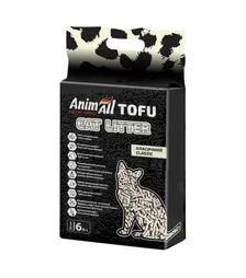 Наповнювач для котячих туалетів AnimAll Tofu Classic соєвий, 2,6 кг