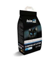 Наполнитель для кошачьих туалетов AnimAll бентонитовый, мелкая фракция, 5 кг
