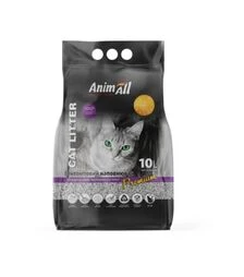 Наповнювач для котячих туалетів AnimAll Premium Lavender бентонітовий з ароматом лаванди, 10 л