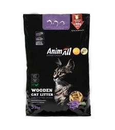 Наповнювач для котячих туалетів AnimAll деревний з ароматом лаванди, 5,3 кг