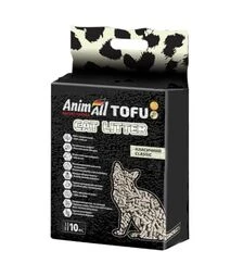 Наполнитель для кошачьих туалетов AnimAll Tofu Classic соевый, 4,66 кг