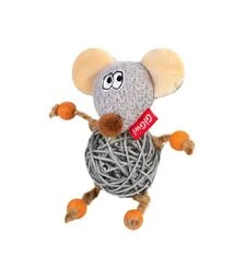 Игрушка для кошек GiGwi Catch&Scratch Мышка с колокольчиком, 8 см