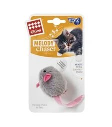 Игрушка для кошек GiGwi Melody Chaser Мышка с электронным чипом, 6 см