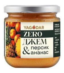 Джем Yagodar дієтичний персик-ананас без цукру, 210 г