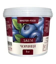 Джем Master Food чорничний, 1 кг