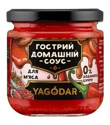 Соус томатний Yagodar для м'яса гострий без цукру, 200 г