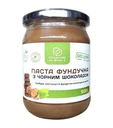 Паста з фундуком та чорним шоколадом Продукція, як вона є, 500 г