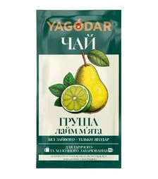 Чай натуральний Груша Лайм М'ята концентрований, 12шт х 50г