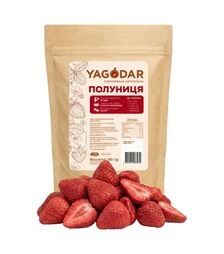Полуниця сублімована Yagodar без цукру, 30 г