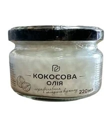 Масло кокосовое Продукция, как она есть, 220 мл