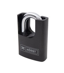 Замок навесной Horst 50мм, черный (HR-SP3-50D)