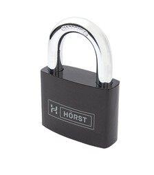 Замок навесной Horst 60мм, черный (HR-SP4-60D)