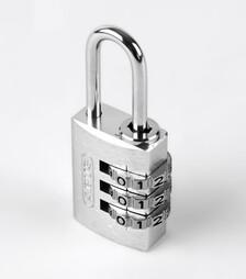 Замок навесной ABUS кодовый 20мм (724/20 SILVER B)