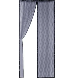 Москитная сетка ProShield Fabrika для дверей, на магнитах, с подхватом, 100х220 см, графит