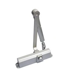 Дверной доводчик DORMA TS Compact с фиксирующей рычажной тягой, Серебристый (67010201)
