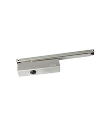 Дверной доводчик GEZE TS 3000 V BC со скользящей шиной, Серебристый (TS3000 109326+68221)