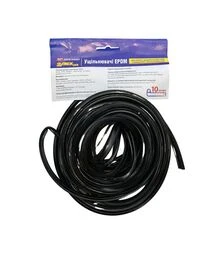 Уплотнитель универсальный Stomil Sanok L-профиль, 10 мм, 10 м, Черный (L-10X_S-1388)
