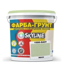Фарба-грунт акрилова з кварцовим піском SkyLine 1020-G40Y Лессі, 7 кг