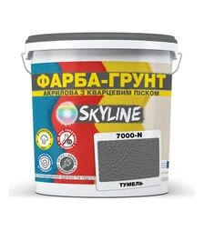 Краска-грунт акриловая с кварцевым песком SkyLine 7000-N Тумель, 1,4 кг
